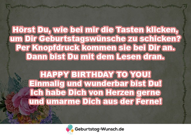 Geburtstagsgrüße für whatsapp
